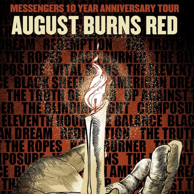 AUGUST BURNS RED Announce Messengers 10th Anniversary North American